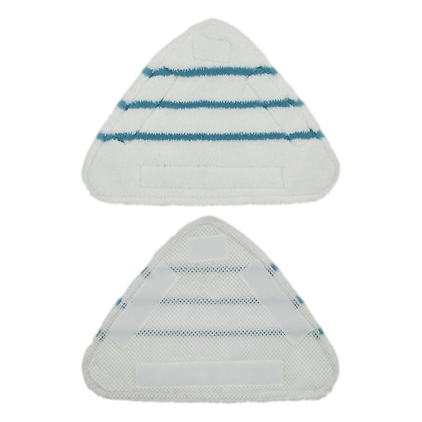 3 st Ersättningsdynor för ångmopp, Triangel, Tvättsbara, Mikrofiber, Golvrengöring, Passar Ångmopp