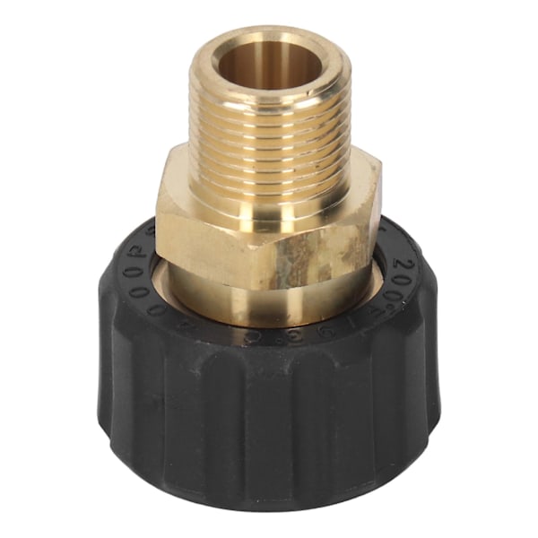 Trycktvättsadapter 5000PSI Han G3/8 till Hon M22 14mm Adapter Pistol Slang Koppling Ersättningsdelar