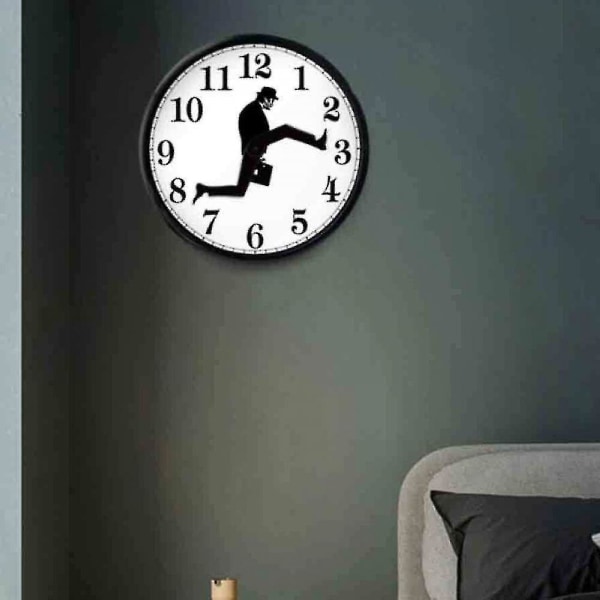 Monty Python-inspirert Silly Walk-veggklokke, Creative Silent Mute Clock