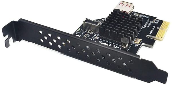 PCI-e -tyyppinen E Express Card USB 3.1 tyypin E etupaneeli liitäntä & USB 2.0 - PCI-e 3.0 2x Express Card -sovitin emolevyyn