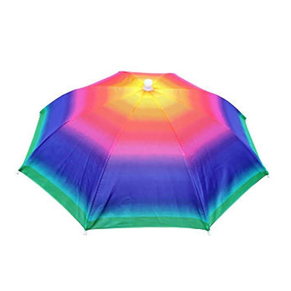 Sunjoy Tech paraplyhatt, 22 tums handsfree cap Anti- cap för vuxna och barn, fiske Golf Trädgårdsskötsel Solskydd utomhus huvudbonader