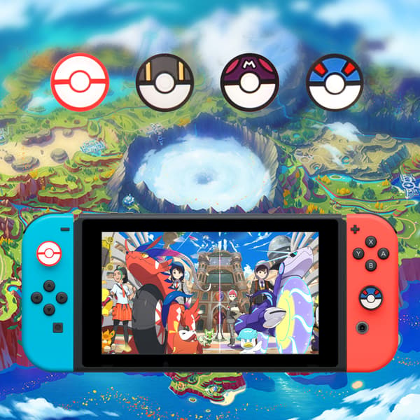 Switch OLED Joystick Cap Dream Rød Lilla Elf Ball Joystick Cap