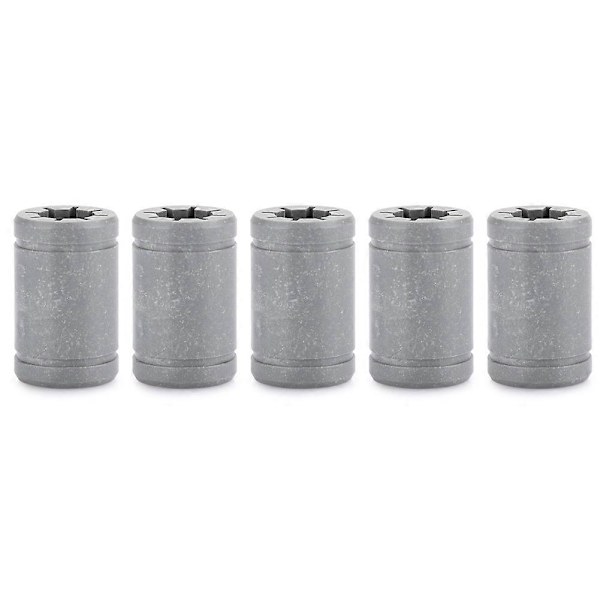 5 stk. 3D-printer plastlager grå solid polymer RJMP-01-08 for 10-30 mm akseldiameter