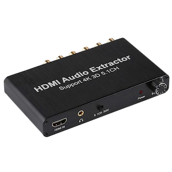 2025 4K 3D HDMI 5.1CH Lyddekoder Ekstraktor