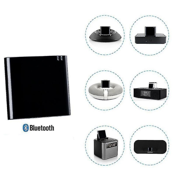 Bluetooth lydmottaker 30 pins grensesnitt Apple Audio Special Speaker Bose Bluetooth Adapter 4.1, 35*43*7mm