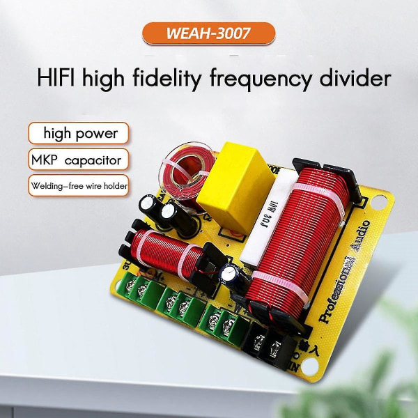 3-vejs højttaler frekvensdeler 300w hifi crossover filter frekvensfordeler til gør-det-selv hjemme tale