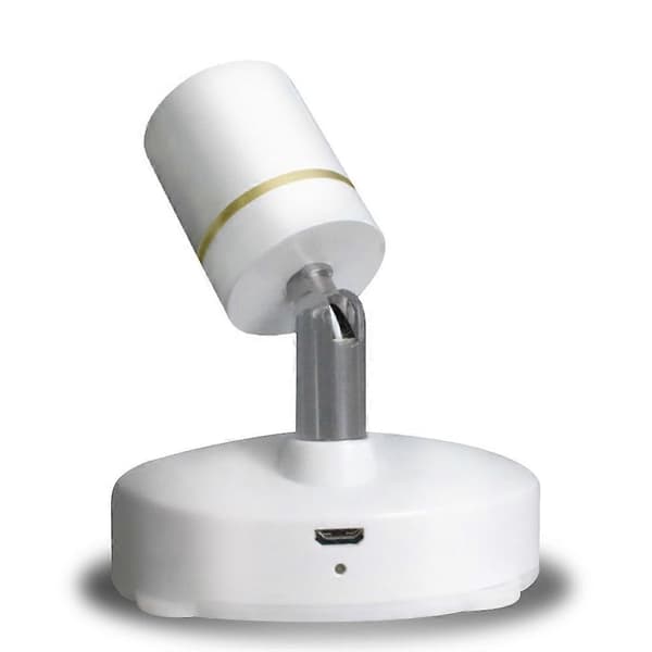 Spotlight Innendørs Mini Accent Lys Multifunksjonslys USB Lading Lampe LED Spotlight Trådløs Spotlight