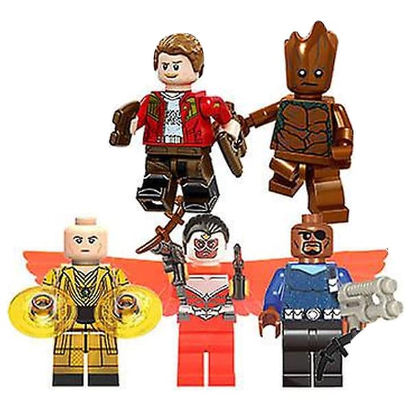 32-dels set med seriefigur-minifigurer, leksaker för barn
