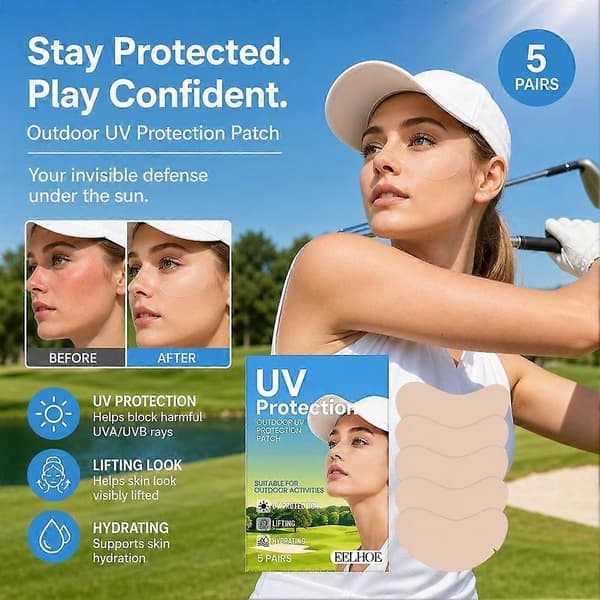 Utendørs UV-beskyttelseslapper – 5 par/eske