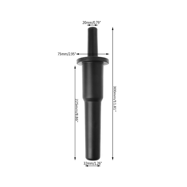 Blenderdel for Blender Mixerbeholdere Lavt Kanne Kjøkkenblender Juicer 30cm