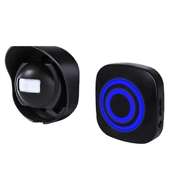 Grindgång Entré Besökare Dörrklocka Signal Alarm AC110-240V Trådlös Rörelsesensor Dörrklocka Signal (B) EU-kontakt