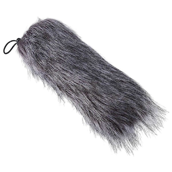 Intervju Kaninhår Vindtätt Mikrofonskydd Mikrofon 24cm Mikrofonskydd Vindtät Mask