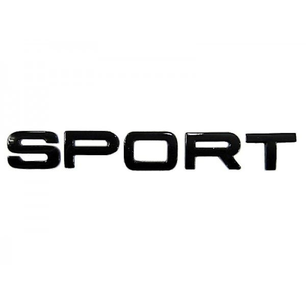 Glans Sort Land Rover Sport Bogstav Bagklap Badge Emblem Til Range Rover Evoque Discovery Freelander