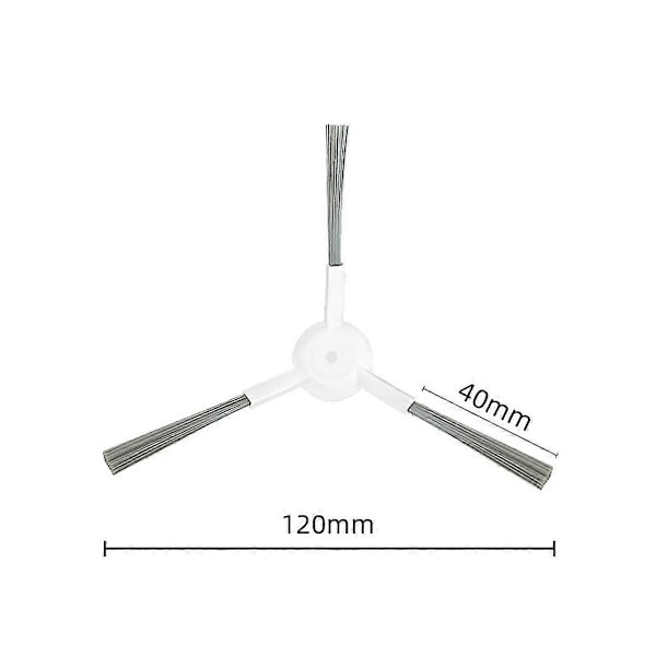 10 stk. sidebørste til X30 / X30 Pro S30 L10S Ultra S10 S10 Pro S20 robotstøvsugere reservedele tilbehør
