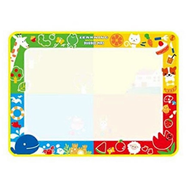 Anpro Vann Dobbeltegning Matte Maling Matte 70 X 100Cm Med 3 Penner, 3 Stempelformer 1 Hjulforsegling Og 1 Vannbolle, Gjenbrukbar Vannmalingsmatte For