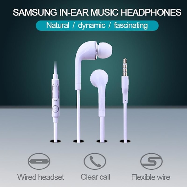 In-ear Game 2023 Headset med kabel med mikrofon Bekvämt för Samsung mobiltelefon PC 3,5 mm