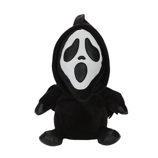 Scream Movie Perifer Reaper Plysj Action Figur Plysj Leke Svart Robe Reaper Doll