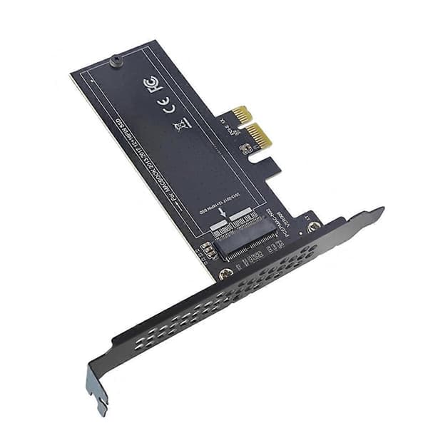 PCI-E 1X til 12+16PIN SSD Konverter Adapterkort 12+16PIN til PCI-E X1 SSD Riserkort for 2013-2017 12+1