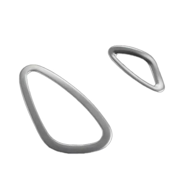 Bil Abs Foran Luftkondisjonering Utluftingsventil Styling Garnityr Dekk Ramme Trim 2stk For Smart Fortwo 2