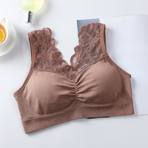 En ny generation av explosiva bröstskydd, sexig spets, v-ringad, sömlös skönhetsrygg, bh-omslag, bröstomslag, väst, bandeau-underkläder