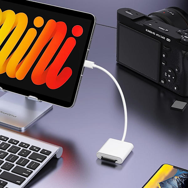 USB 2.0 till Typ-C SD-kortläsare - USB Typ C-läsare för SD-kort