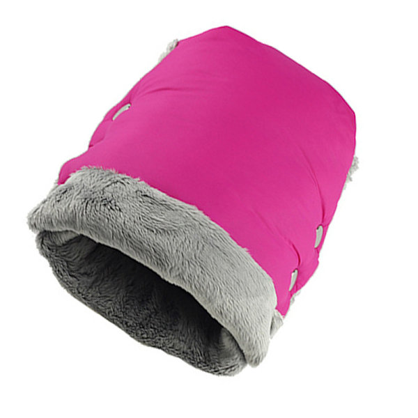 Rattailin pehmusteet tuulen- ja pakkasenkestävä kädenpeite lastenvaunuihin vauvanvaunujen hanskat Rose red