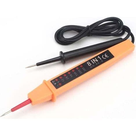 8-i-1 Spenningstester AC/DC Elektrisk Tester 6-380V