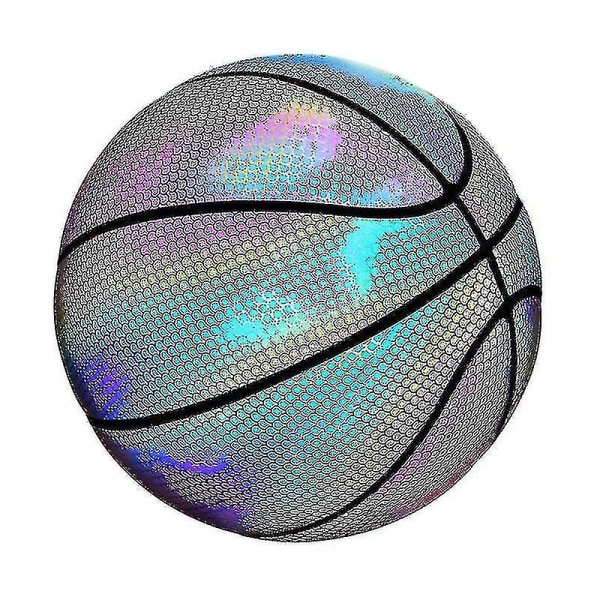Fast Arrive Kid holografisk farverig reflekterende basketball til udendørs basketballkonkurrence