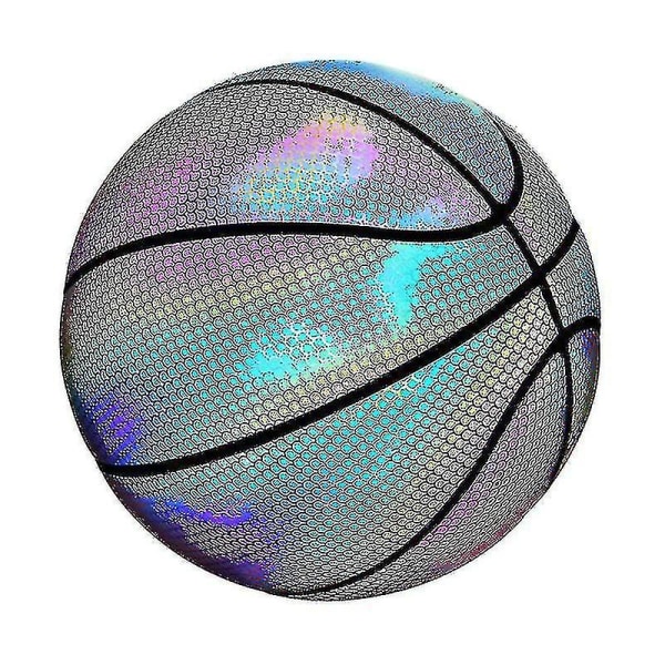 Holografisk Farverig Reflekterende Basketball