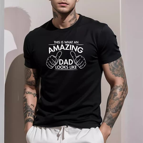 Sort Far T-shirt Hvad en Far Sort 2xl