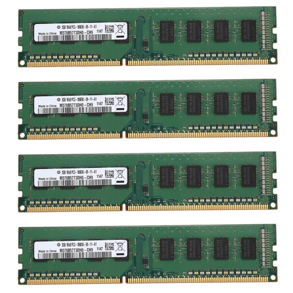 4x DDR3 2 Gt RAM 1333 MHz Intel-työasemalle, 240-nastainen 1.5V Uusi DIMM