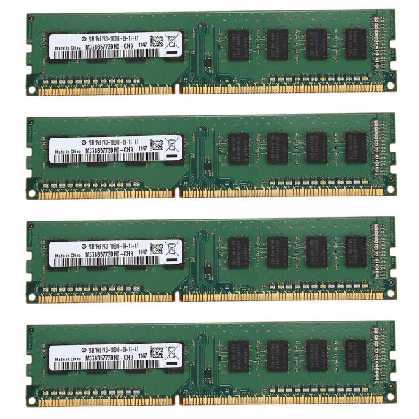 4x Ddr3 2gb Ram 1333 Mhz For Intel Desktop Pc Minne 240pin 1,5v Ny Dimm