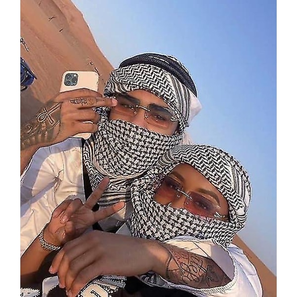 keffiyeh arabe para hombre turbante muslim palestiina huivi saudi arabia agal sheik gorros puku miehille