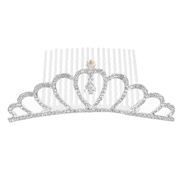 Krone Hårkam Rhinestone Krone Bryllup Krone Fest Krone Dekorativ Krone Til Lille Pige