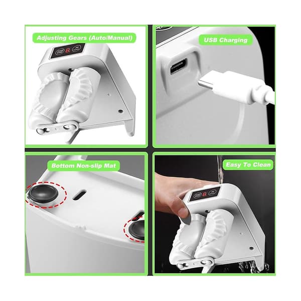 Automatisk Elektrisk Dumpling Maker Maskine Dumpling Form Tryk Dumpling Hud Form Automatisk Acc