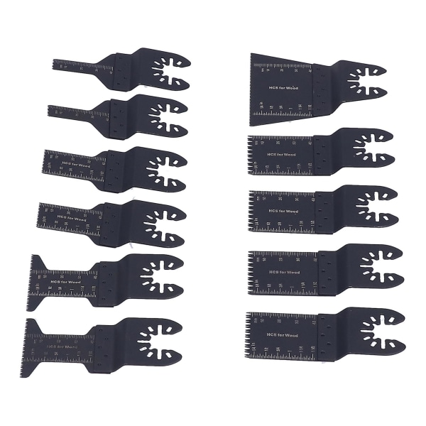 11 stk oscillerende multiverktøyblad hurtigutløser Universalsagblad Trebearbeidingsblad oscillerende verktøyblad