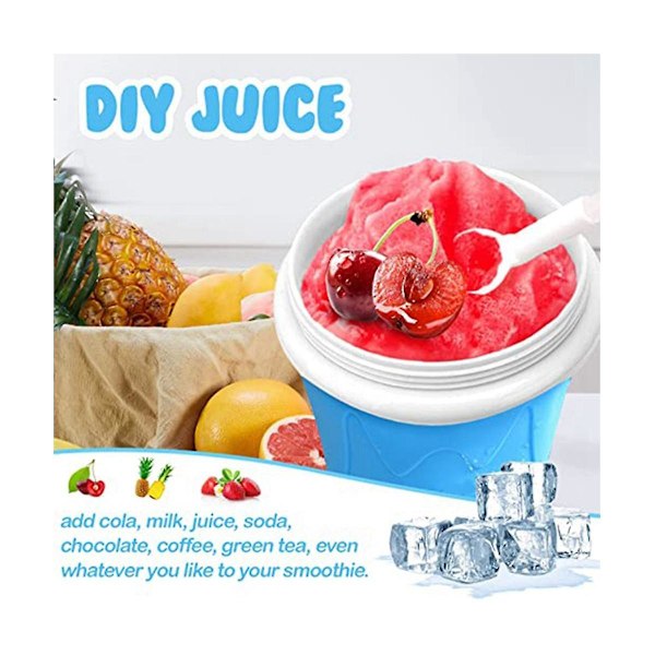 Kesä Net Red Silikonipihtikuppi Smoothie-kuppi Douyin Yksi Pihti Jääkuppi Nopea Jäähtyvä Kuppi