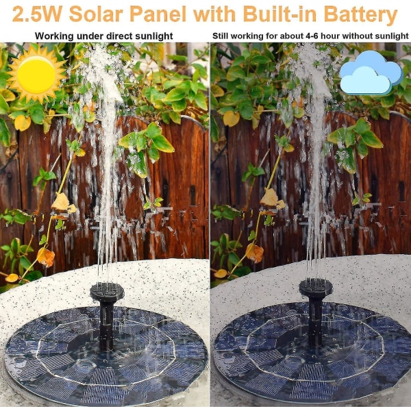 Solar Fountain Pump Water Pump Kit Bird Bath Fountain Pump