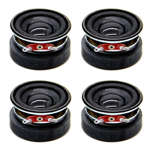 4 st 1,5 tum Audiohögtalare 4 3W 40mm Bas Multimedia Högtalare DIY Ljud Minihögtalare för Hembio