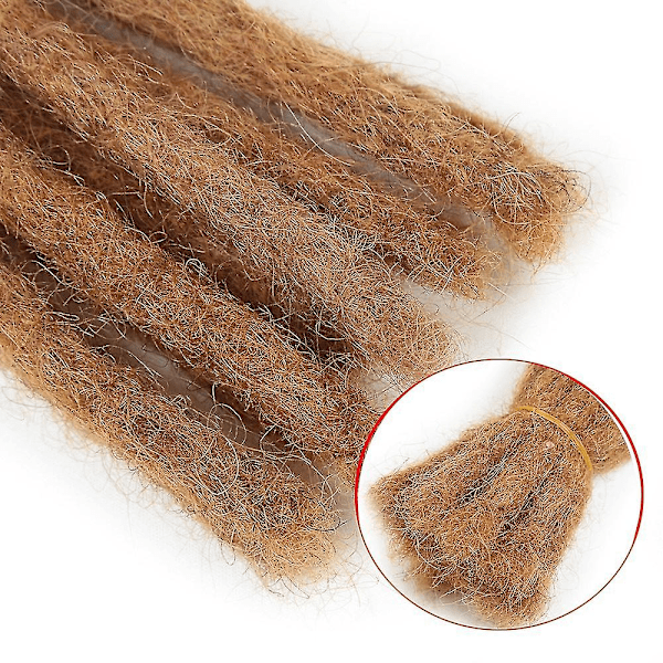10 tum Krokade Hår Handgjorda Dreadlocks Syntetiskt Hår Locs Reggae Krokade Flätor Hårförlängning