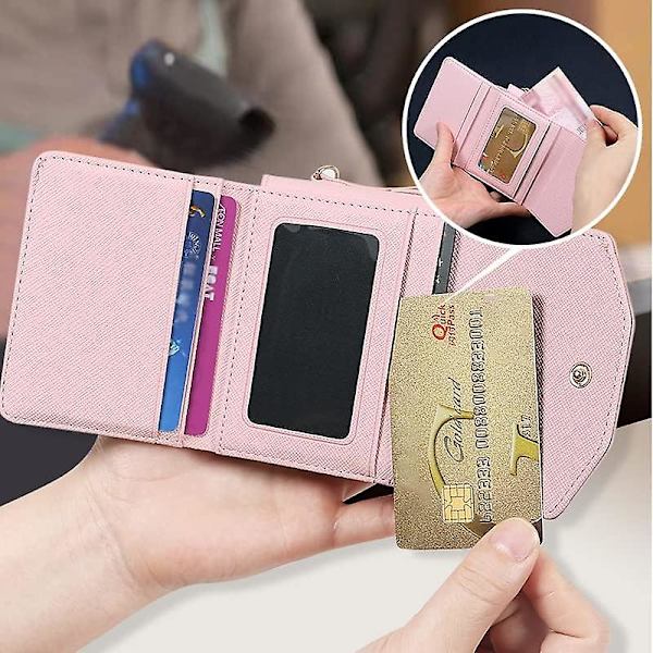 Nahkainen lompakkokotelo, yhteensopiva Samsung Galaxy Z Flip 5:n kanssa, rannehihnalla ja korttipidikkeellä, käsilaukkulahja naisille