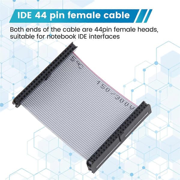 2-tommer 44-pin hun 2,5-tommer IDE harddisk kabel