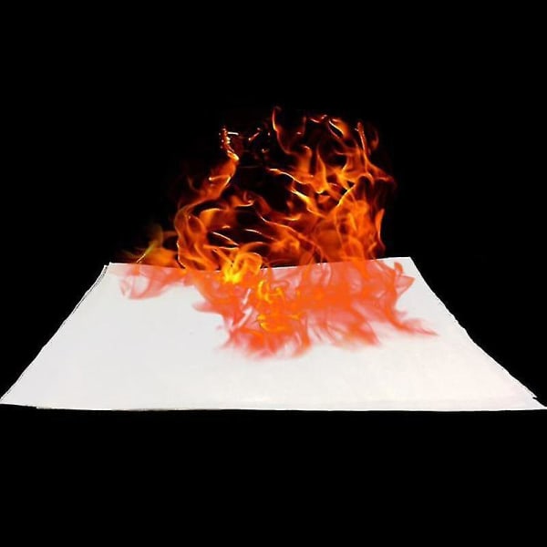 10 st 20*10cm Fire Paper Flash Flame Paper Fire Paper Magic rekvisita Effekt ShockAA