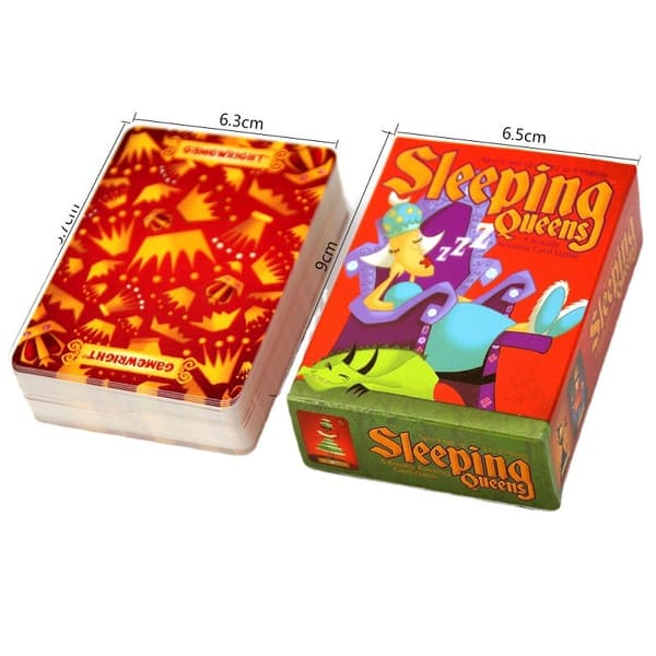 Sovande Drottningar Kort Spel Engelsk Version Fest Familjespel