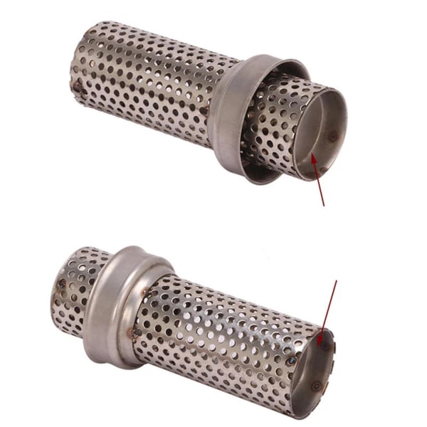 2x Universal Motorcykel Avgassystem Dämpar Db Killer-ljuddämpare Buller Eliminator Mesh Db Killer-si
