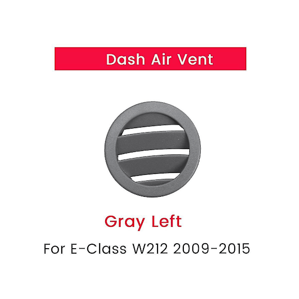 Venstre Grå Side Dash Luftudløb Ac Ventilationsgitter Panel Dæksel Til E-klasse W212 E300 2009-2015