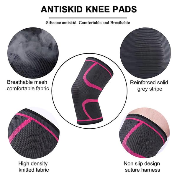 Träningsknäskydd Elastiskt Enkelt Knäskydd Stöd