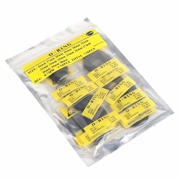 Universal Rubber O Ring Watch Back Cover Seal Gaskets 12mm-30mm (750pcs)