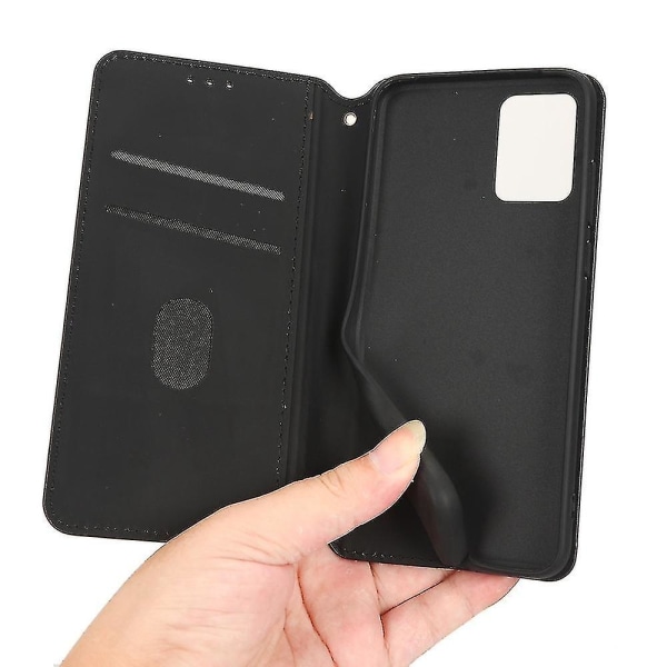 For Motorola Edge 30 Neo 5G telefondeksel Magnetisk autolukkende deksel med lommebokstativ
