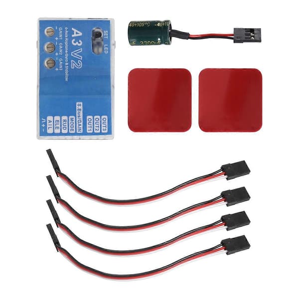 A3 V2 flight controller stabilisator 4 flymoduser for RC fly Fly RC Metall gave tilbehør f